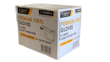 Capri Premium Vinyl Gloves Powder Free Extra-Large Clear 1000 Pcs (10 X 100pcs) C-GV0016