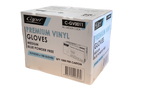 Capri Premium VInyl Blue Gloves Powder Free Medium 1000 Pcs (10 X 100pcs) C-GV0011