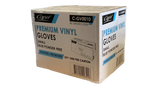 Capri Vinyl powder Free small blue Gloves C-GV0010