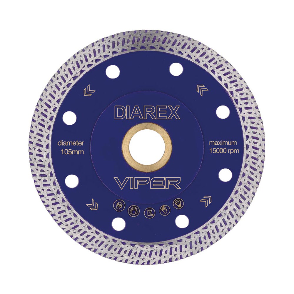 Diarex Viper Turbo Diamond Blade 105mm - DBT105VIPER -  Bosca Chemicals