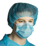 Disposable Blue Face Mask With Ear Loops 10 / PKT 3 PLY