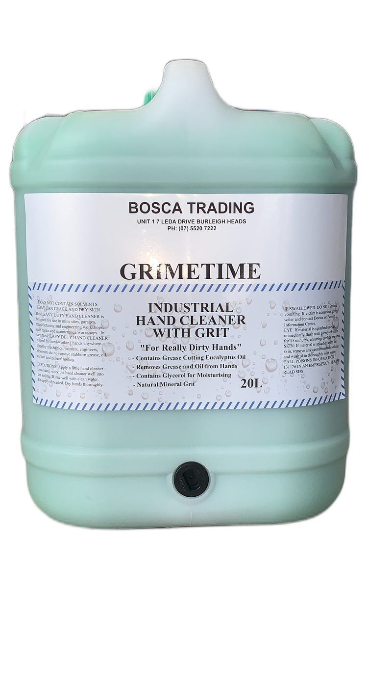 Grimetime 20L Industrial Hand Soap with Grit - Bosca Chemicals
