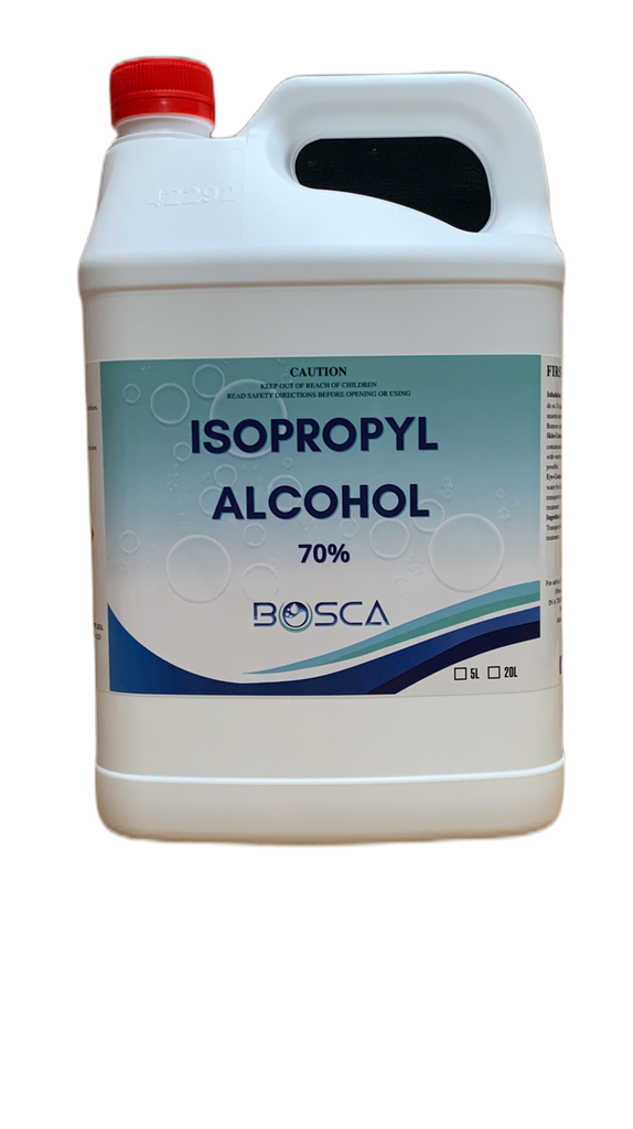 Isopropyl Alcohol Isopropanol IPA 70% Rubbing alcohol 5 Litre 5L