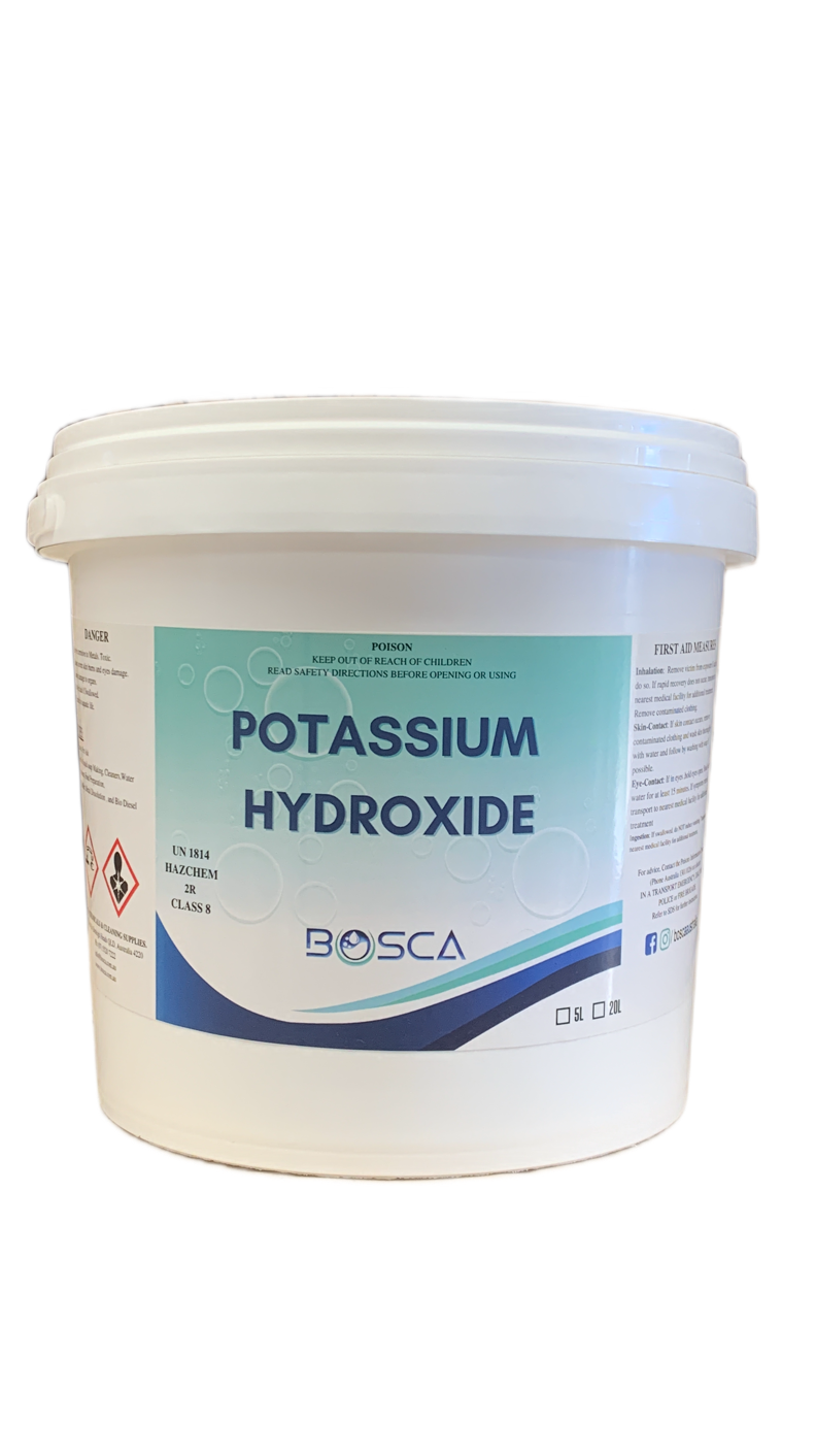 Potassium Hydroxide Caustic Potash Flakes (KOH) 4Kg