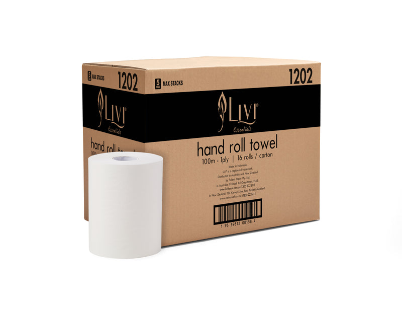 Livi Essentials roll towel 100m – 1202