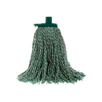 Sabco 400g Premium Grade Contractor Mop Head Green - Bosca Chemicals & Cleaning Supplies