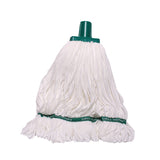 Sabco Professional 350g Premium Grade Microfibre Round Mop Head Green - Bosca Chemicals & Cleaning Supplies