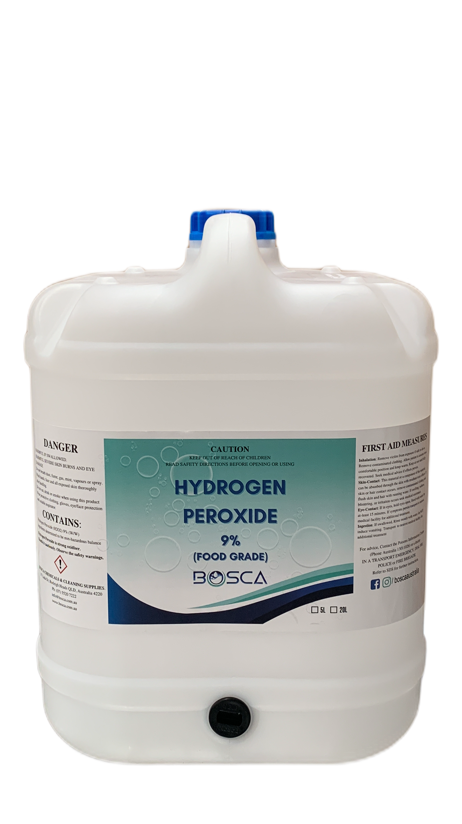 9% Food Grade Hydrogen peroxide H2O2 Disinfectant All Purpose Cleaner