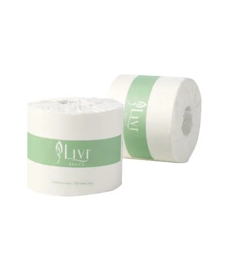 Livi 7004 Basics Toilet Tissue (2 Ply 48 packs x 700S/Roll)