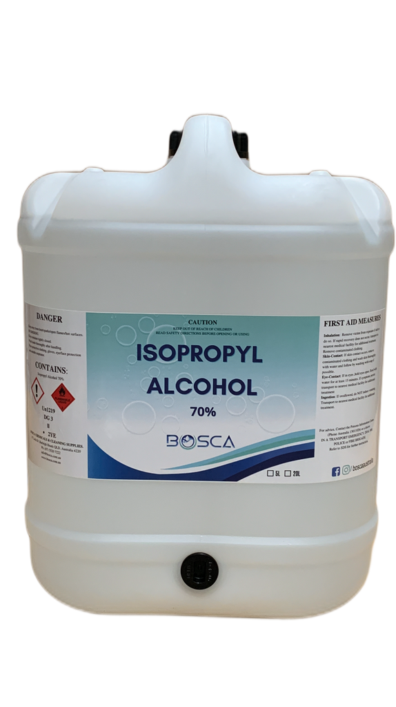 Isopropyl Alcohol 70%  Bosca Chemicals & Cleaning Supplies